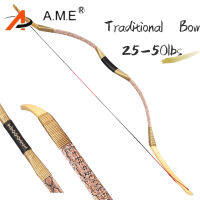 25-50lbs แบบดั้งเดิมโบว์ไม้จับแฮนด์เมด Longbow มองโกเลียม้าโบว์สำหรับผู้ใหญ่ปฏิบัติเป้าหมาย