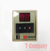 Cikachi DIGITAL TIMER AH3D-DM 0.01-99 ชั่วโมง  220V + Socket หน้าจอดิจิตอล งานใต้หวัน ของแท้