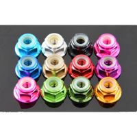 [HOT JIAZZAQQMGW 555] M2 M3 M4 M5 M6สีอลูมิเนียมไนลอนไนล่อน Rivet Nut Rivnut ถั่ว Flange Hex Nylon Lock Nuts