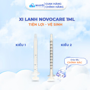 Xi lanh Novocare chia vạch dung tích 1ml vệ sinh, tiện lợi