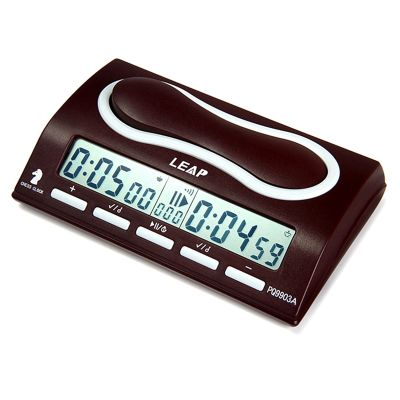 LEAP Chess Clock ABS Advanced Digital Chess Timer Chess Clock with 7 Type 38 Timing Set Modes Clock Chess Timer