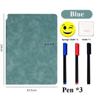Erasable A5 Whiteboard Notebook Set PU Double-sided Student Whiteboard Leather Planning Board Office Memo Pad Cuaderno Furniture Protectors  Replaceme