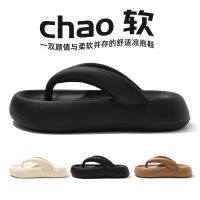 【CW】 Flip Flops Thick Bottom Platform Breathable Beach Sandals ladybug Design Men Shoes