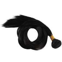 30-Inch Drawstring Straight Straight Virgin Remy Brazilian Hair Braided Bunch Of Hair Extended Hair Wig