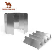 CAMELCROWN Chậu Cắm Trại Gấp Gọn Và Dụng Cụ Nấu Ăn Kính Chắn Gió Kính Chắn
