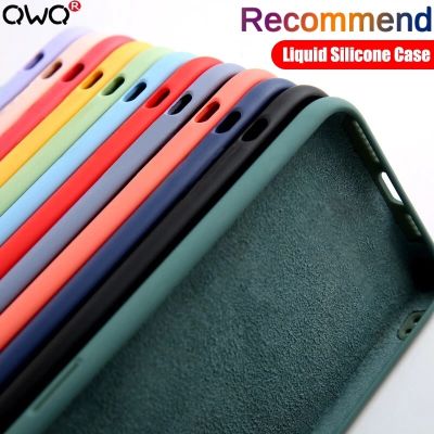 ▫﹍ Original Liquid Silicone Phone Case For Huawei P30 P20 P40 50 Mate 20 30 Honor 50 20 Lite Pro P Smart 2019 Back Protector Cover