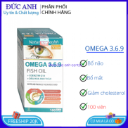 Dầu cá Omega 3.6.9 hỗ trợ giảm cholesterol máu, bổ mắt, bổ não