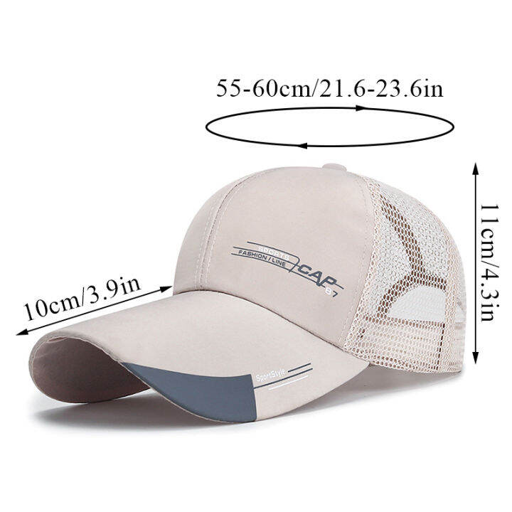 hot-new-sports-caps-outdoor-fashion-mesh-golf-cap-headwear-snapback-sun-visor-hat-headgear-baseball-cap-female-cap-long-brimhat-men