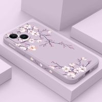 Plum Blossom Phone Case For iPhone 14 13 12 11 Plus Pro Max Mini X XR XS SE2020 8 7 6 6S Plus Cover