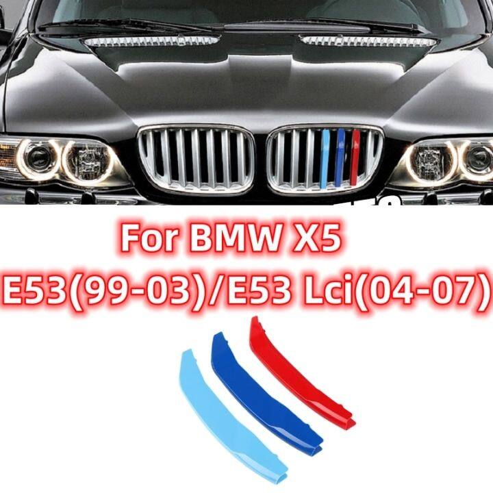 ชุดแต่งรถ-bmw-x5-e53-lci-1999-2007-3d-ม-แต่งกระจังหน้าแต่งขอบเคสกันกระแทกสติกเกอร์ตกแต่งอุปกรณ์เสริมภายนอก