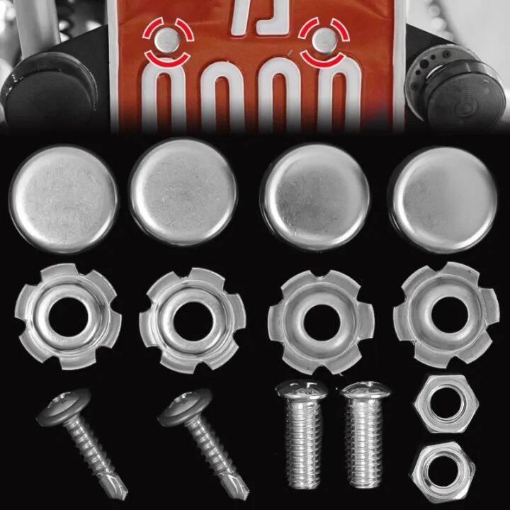 Car License Plate Fixed Screws Electric Vehicle Stainless Steel Fixed