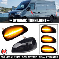 2PCS LED แบบไดนามิกไฟเลี้ยวสำหรับ Renault Master MK3สำหรับ VAUXHALL OPEL MOVANO สำหรับ NISSAN INTERSTAR NV400