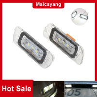 2x Canbus ข้อผิดพลาดฟรี Led จำนวนแผ่นไฟหลอดไฟสำหรับ Benz W164 X164 W251 ML GL R Class โคมไฟป้ายทะเบียนสีขาว