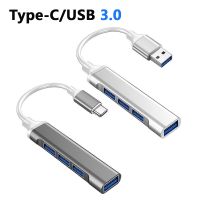 {Bishop Belle}ฮับ USB C 3.0 3.1 Type C 4พอร์ตอะแดปเตอร์แยก USB หลายตัว OTG สำหรับ HUAWEI Xiaomi Lenovo Macbook PC อุปกรณ์เสริมคอมพิวเตอร์