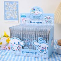 12-144ชิ้น Sanrio ปากกาเป็นกลาง Melody Kuromi Cinnamoroll Pochacco การ์ตูนปากกาลูกลื่นอุปกรณ์การเรียนเครื่องเขียน Wholesa ของขวัญ