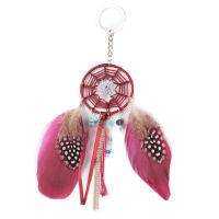 {คลังสินค้าพร้อม} Feather Bead Dream Catcher กระเป๋าเงินพวงกุญแจคลัทช์พวงกุญแจพวงกุญแจแหวนพวงกุญแจ