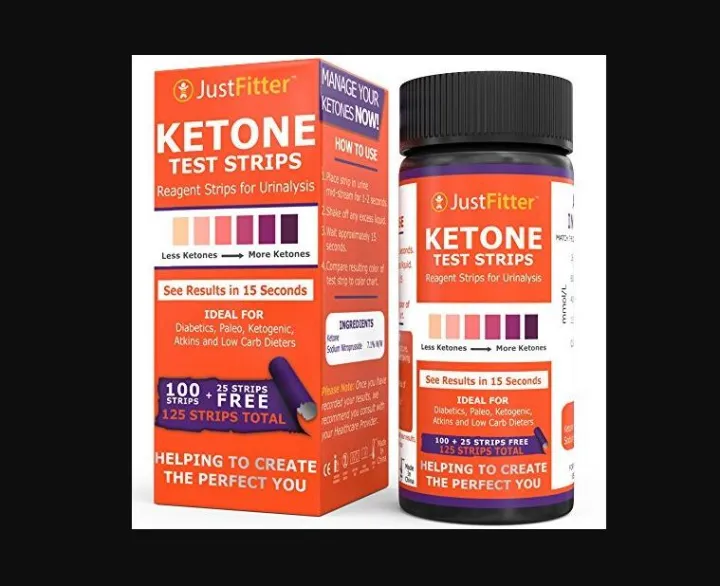 Ketone Keto Urine Test Strips. Lose Weight, Look & Feel Fabulous on a