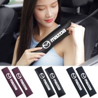 Car Seat Belt Cover Seatbelt Shoulder Pad for Mazda 3 bk bl bj bn 323 Axela Atenza CX-3 CX-4 CX5 CX-7 CX-9 Interior Accessories Seat Covers