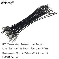 10K B3950 NTC Thermistor Line Ear Surface Mount Aperture 3.2mm Temperature Sensor Probe Long 15cm