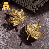 Classical Brass Leaves Pulls Furniture Handles Wardrobe Pulls Handles For Cabinets And Drawers Kitchen Cabinet Storage Decorate