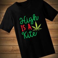 แนวโน้มหลวมแบรนด์เสื้อผ้าบุคลิกภาพใบป่าน High IS A Kite