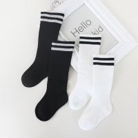 ☜✈♈  Baby Girls Socks Knee High Boys Sports Sock Cotton Long Stripes Children Socks Kids School Socks