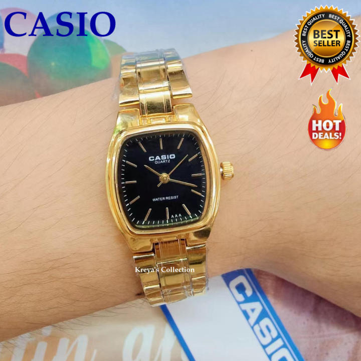 Casio Analog Mr Watch Vintage 116N Stainless Steel Black Dial Watch For  Women(Gold) | Lazada Ph