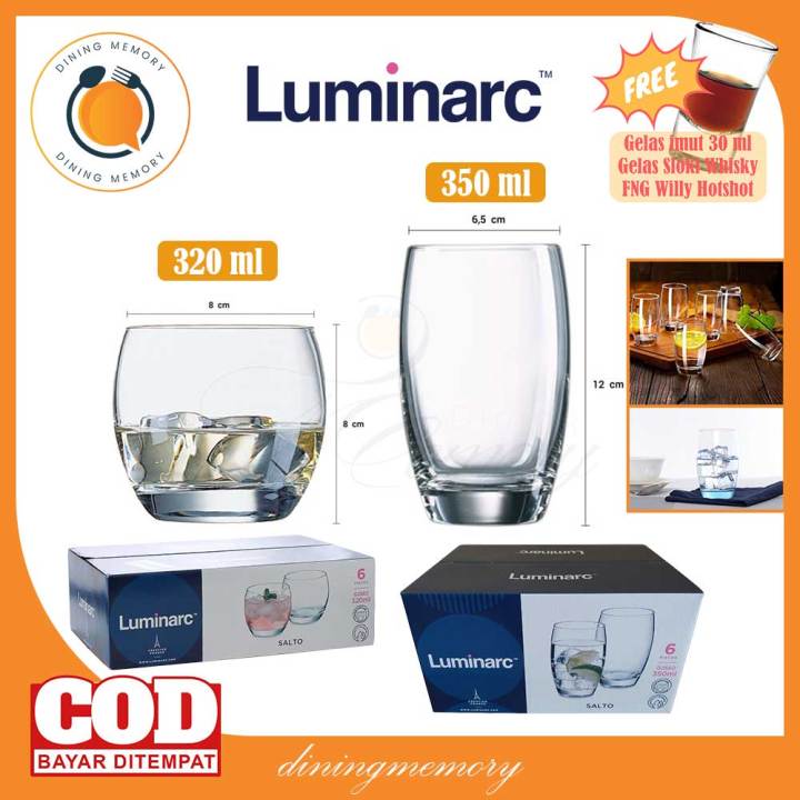 Luminarc Gelas Minum Salto Tumbler Plain 6 Pcsset Lazada Indonesia 9143