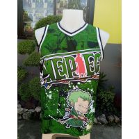 Ready Stock ONE PIECE INSPIRED - FULL SUBLIMATION JERSEY - ZORRO GREEN