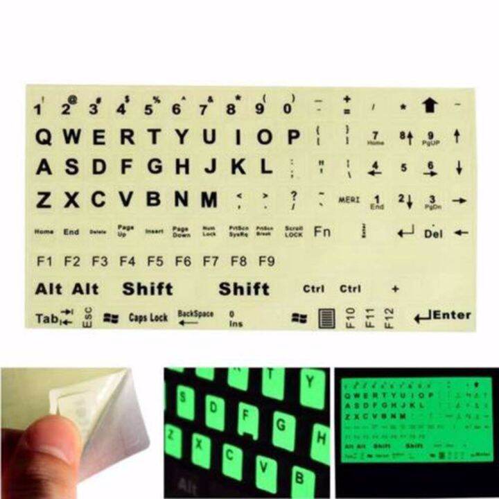 English Standard Keyboard Sticker General Pc Lapfluorescent Keyboard