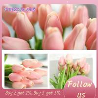 PRETTY IN PINK 1 5pcs การจำลองแบบจำลอง ดอกทิวลิปประดิษฐ์ สัมผัสได้จริง 32ซม. ค่ะ โฟมดอกไม้ปลอม สีสันสดใส ดอกไม้วาเลนไทน์ ต้นไม้ปลอมปลอม ของตกแต่งบ้าน