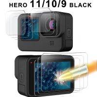 เคสกระจกนิรภัยป้องกันหน้าจอสำหรับ Gopro Hero 11 10 9อุปกรณ์ฟิล์มป้องกันป้องกันเลนส์สำหรับ Hero 11 10 9