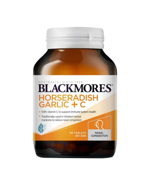 Blackmores Horseradish Garlic + C 90 Tablets Lazada