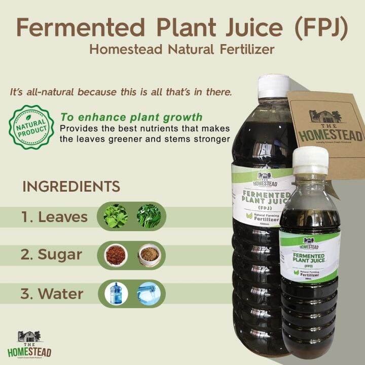 Organic Fertilizer Fermented Plant Juice (FPJ) 350ML Lazada PH