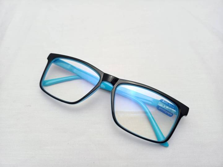 ขายดี-แว่นตาสายตายาว-ทรงสวย-กรองแสงสีฟ้า-ขาสปริง-มีค่าสายตา-0-50-4-00-สินค้าพร้อมส่งในไทย-รุ่น-a203