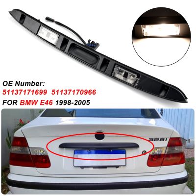 Car License Plate Light with Trunk Switch for BMW E46 3 Series 320i 323i 325i 328i 330i 1998-2005 Auto Accessories 51137171699
