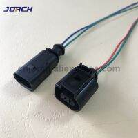 【✆HOT】 JAUN MALL 2ชุด2Pin ชุดสายไฟอัตโนมัติ Fit สำหรับ Audi VW 6rd820535ปลั๊ก1J0973702 1J0973802 20ซม.