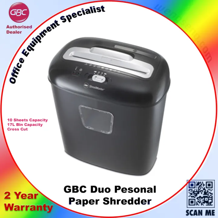 Gbc Duo Paper Shredder Mesin Perincih Kertas Home Personal Shredder