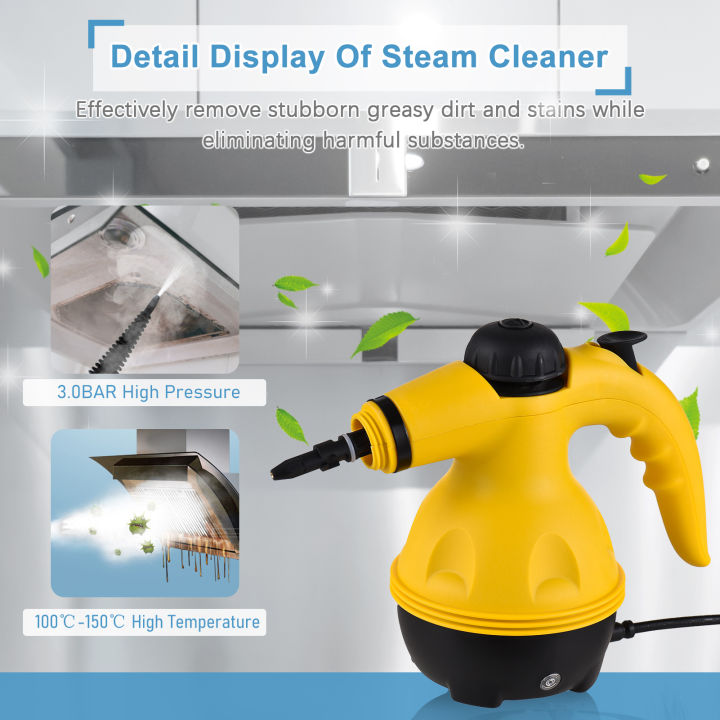 Handheld Steam Cleaner Multi Purpose Handheld Pressurized Steam Cleaner