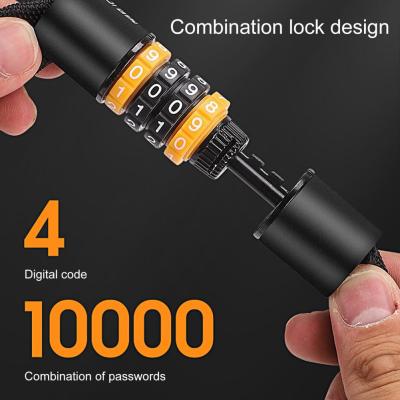 Lightweight  Useful Non-Deformed Bicycle Steel Cables Code Lock Thicken Kids Bike Lock Steel Wiring   for Bike Locks