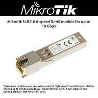 Mikrotik S+RJ10 6-speed RJ-45 module for up to 10 Gbps