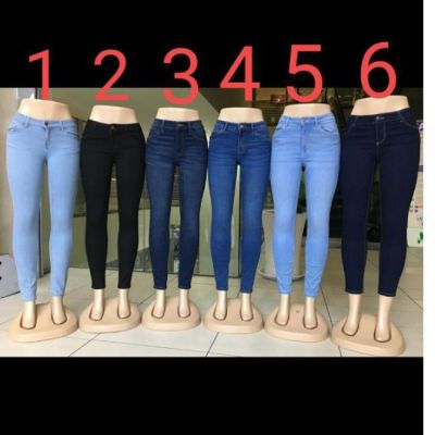 skinny jeans ready stock kain getah