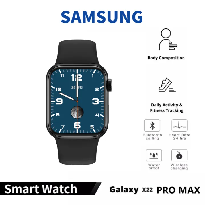 Samsung X22 PRO Smart Watch Waterproof Bluetooth Call Watch Heart ...
