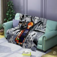 3D Anime Printed Volleyball Boy Soft Flannel Blanket Single Queen King Warm Plaids for Beds mantas