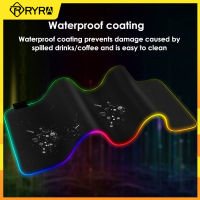 RYRA LED Light Mousepad RGB Keyboard Cover Desk-Mat หลายสี Conversion แผ่นรองเมาส์กันน้ำ Office Electronic Comition