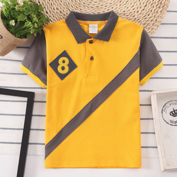 Kids polo shirt Boy T shirt Children Tops Clothing Cotton Comfortable ...