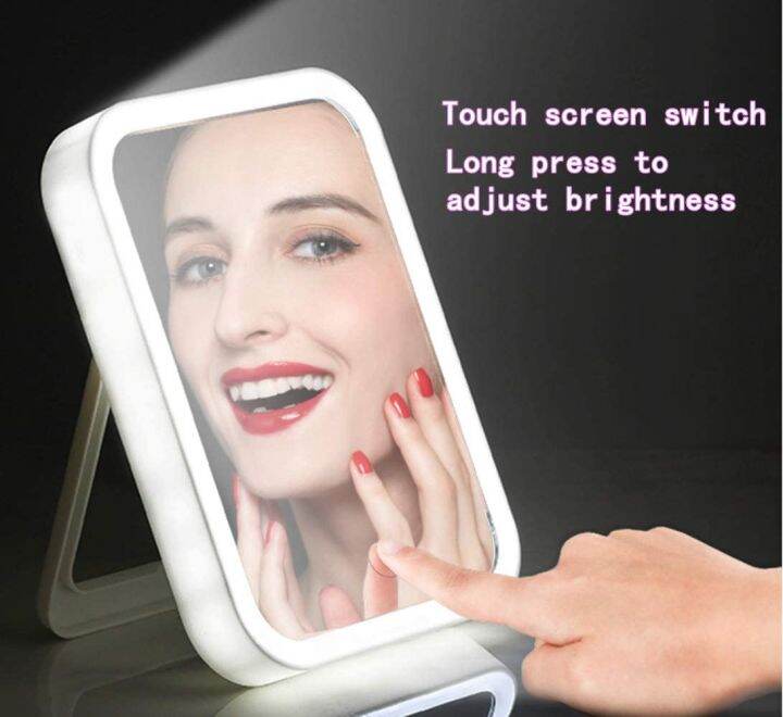 2021led-makeup-mirror-touch-screen-3-light-portable-standing-folding-vanity-mirroir-5x-magnifying-compect-cosmetics-mirror