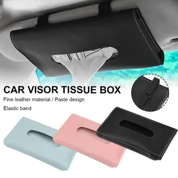 Multicolor ABS Plastic Auto Accessories Car Sun Visor Tissue Box
