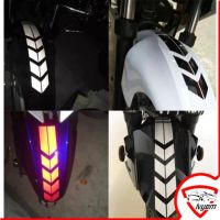 Motorcycle Reflective Stickers Motorcycle Sticker Decals Universal Reflective Tape Waterproof Motorcycle Decals-Arrow