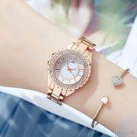 ⌚ Starry Diamond Ladies Alloy Steel Watch บุคลิกภาพแฟชั่นหน้าปัดเล็กนาฬิกาผู้หญิงเกาหลีแบบสบาย ๆ